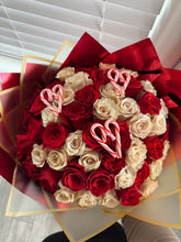Load image into Gallery viewer, Candy cane hearts
